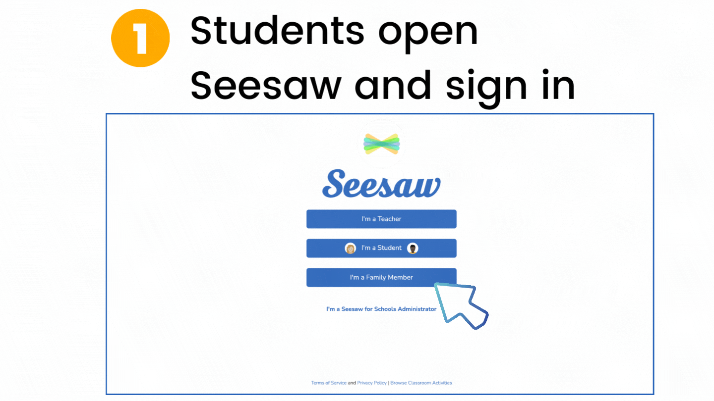 Logging Into The Seesaw Class App As A Student Logging Into 51 OFF
